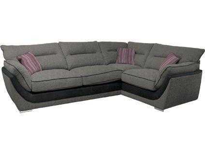 Harvey039s Right Hand Corner Sofa, Chair amp Pouffe