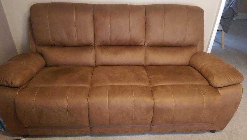 Harveys matching 3 and 2 seater faux suede sofas