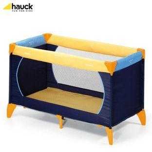 Hauck Dream 039n039 Play Travel Cot - Yellow, Blue, Navy