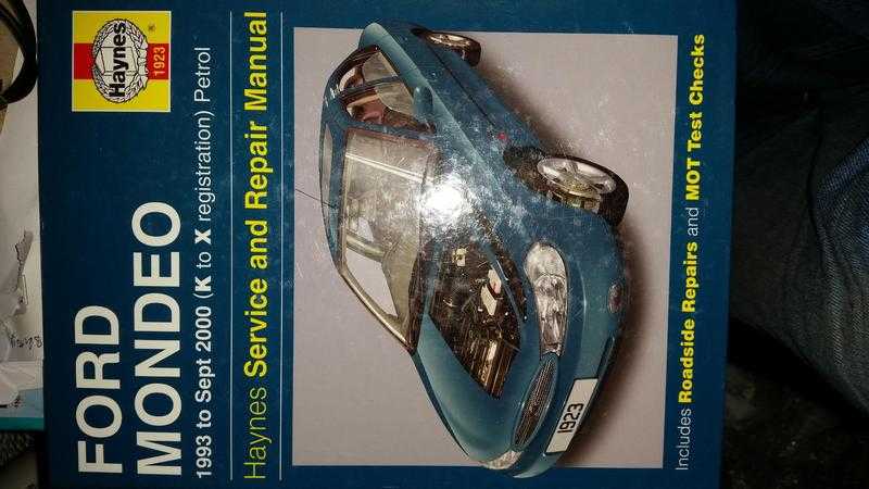 Haynes Ford Mondeo service amp repair manual 1993 - 2000