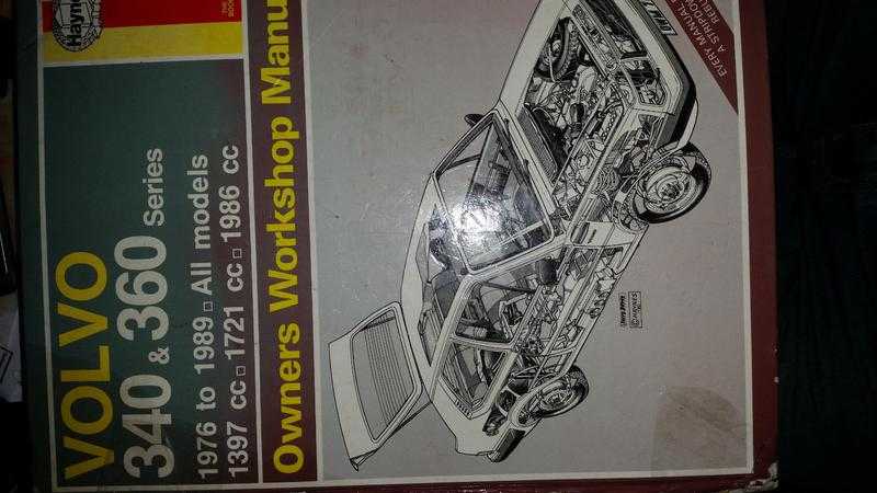 Haynes Volvo 340 amp 360 series owners workshop manual