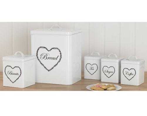 Hearts 5-Piece Storage Set