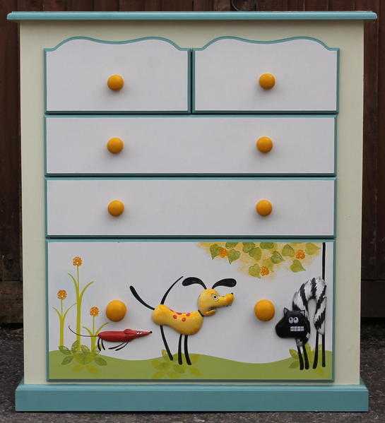 Heather Spencer 039 Crazy Animal039 Chest of Drawers