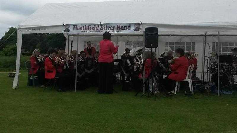 Heathfield Silver Band  Heathfield Farmers Market (band plays from 11am) and have a go session