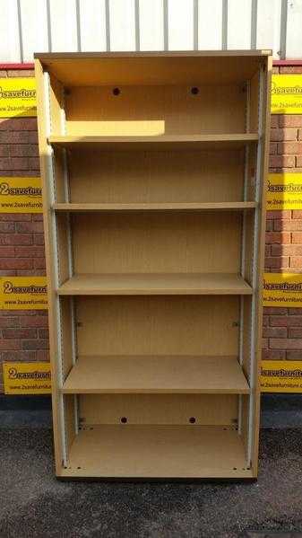 HEAVY DUTY BOOKCASES  OPEN  STORAGE CUPBOARD