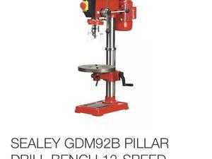 Heavy duty pillar drill