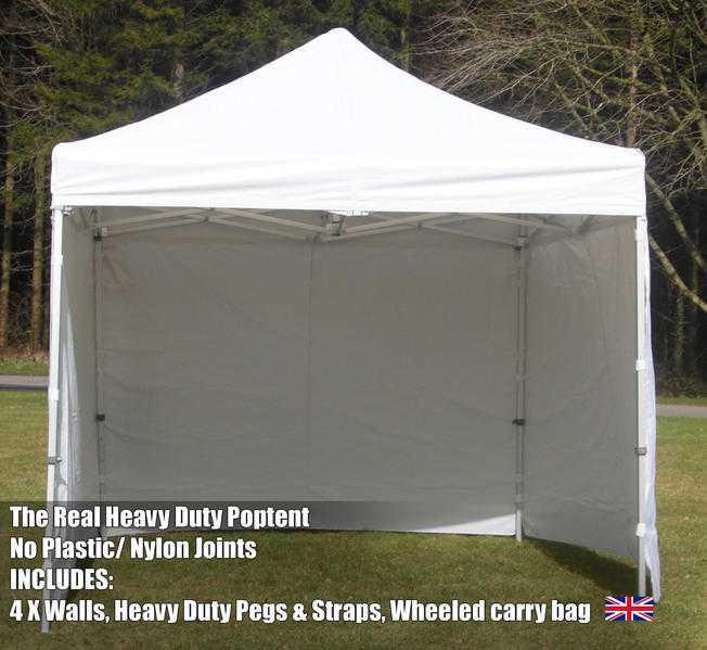 Heavy Duty white pop - up gazebo