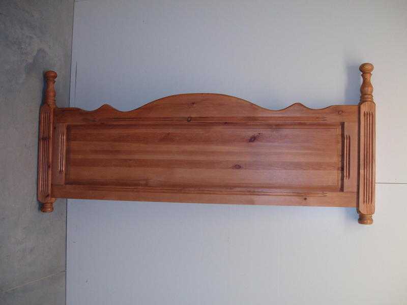 Heavy Solid Pine Shaped Headboard