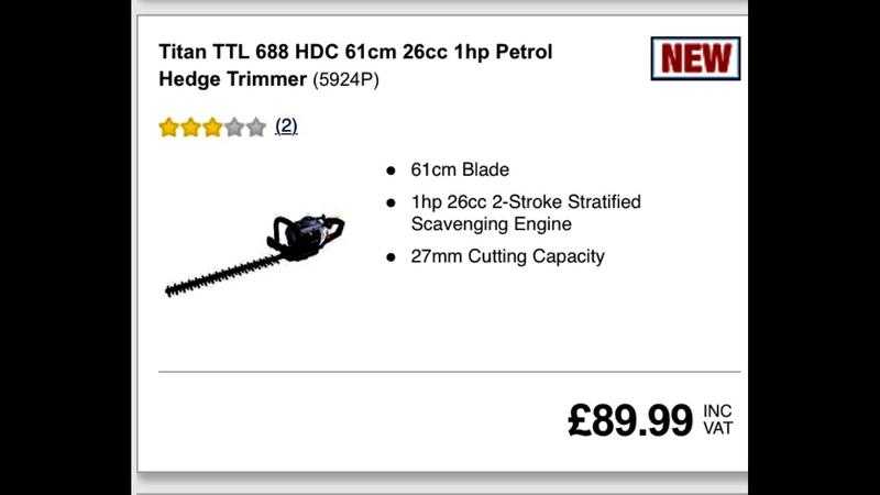 Hedge trimmer