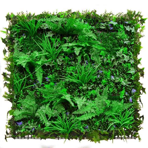 Hedged In artificial hedge mixed plants for vertical green wall 100x100cm panel