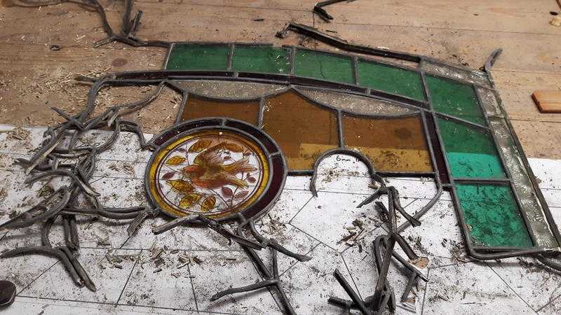 Hellier Stained glass and lead light restoration