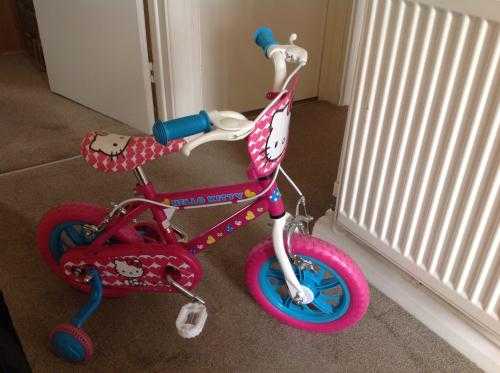 Hello Kitty bike 12 inch,  in excellent condition