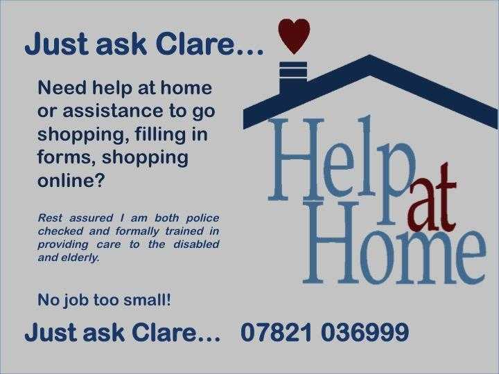 Help at home in PE3 Longthorpe Netherton areas