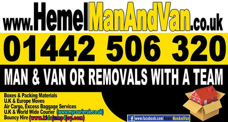 Hemel Man And Van Or Removals With A Team Service