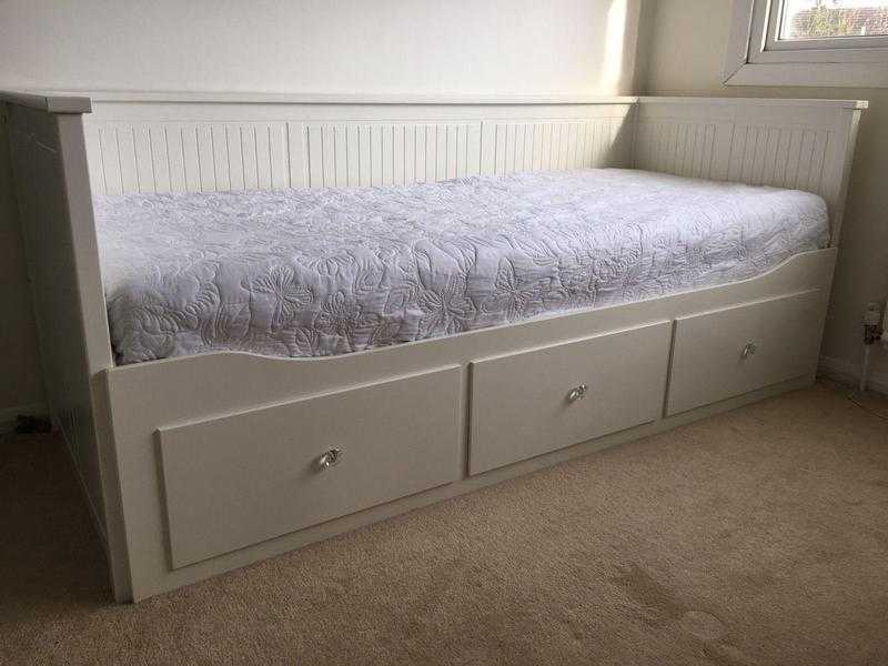 Hemnes day bed frame and two mattress