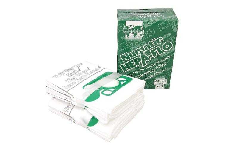 Henry NVM-1CH 3 Layer Genuine HepaFlo Filter Vacuum Bags - Pack of 10 6.50