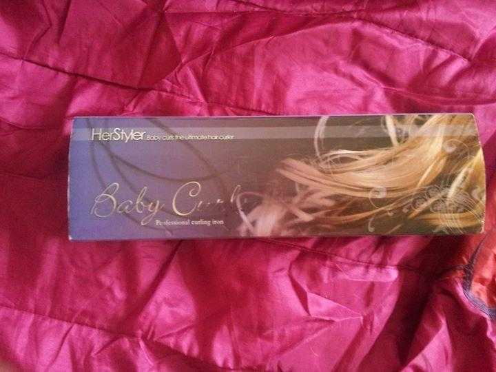 HerStyler Baby Curls professional curling tongs