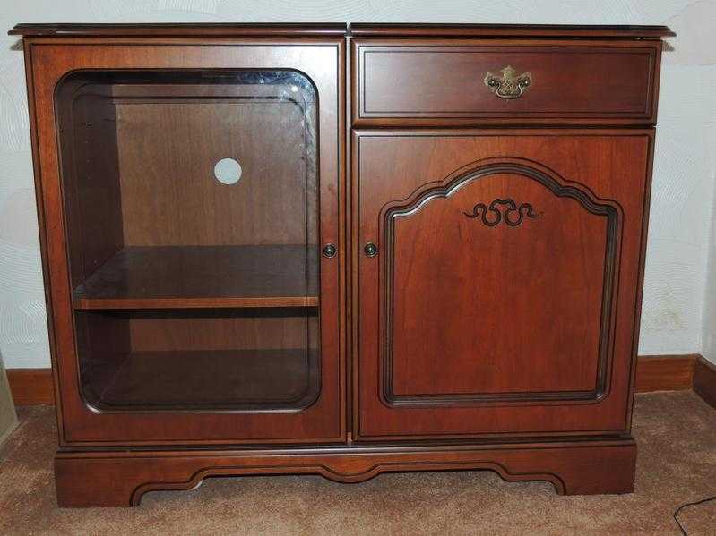 Hi Fi Cabinet in American Cherry Hardwood