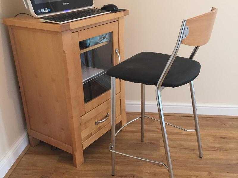 Hi fi or computer cabinet  chair