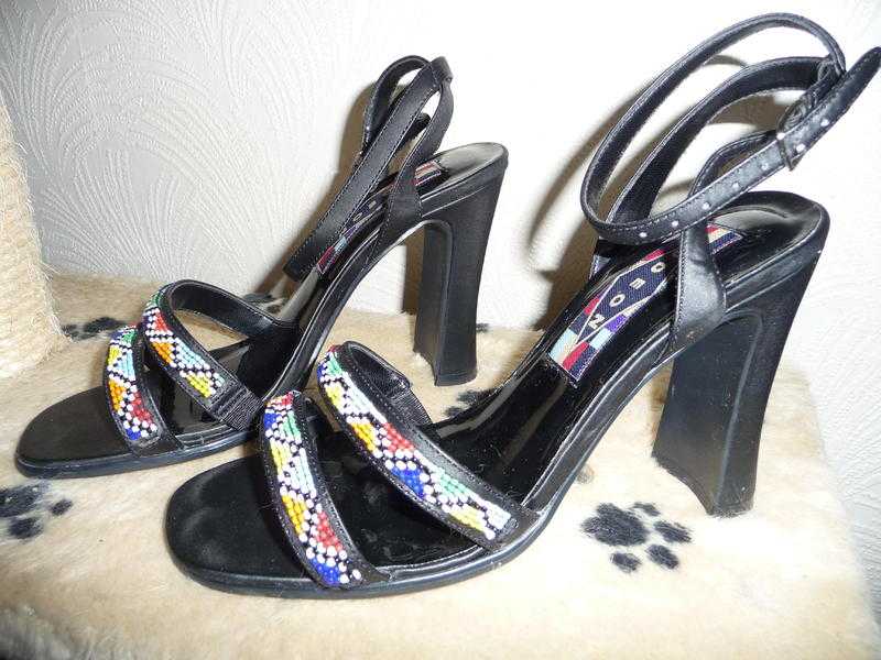 High heeled sandals