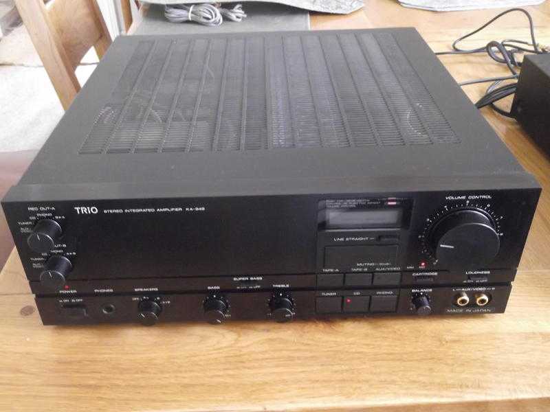 High-power Trio-Kenwood KA-949 amplifier - 110 watts RMS per channel into 8 ohms