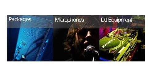 High Quality Audio Rental Equipments in London - Sound Services Ltd