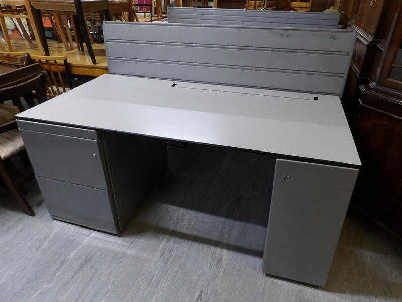 High Quality Metal Office Desks Workbenches With Filing Drawers - 8 Available - Delivery Options