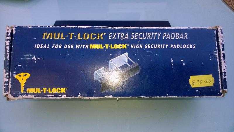 HIGH SECURITY PADBAR