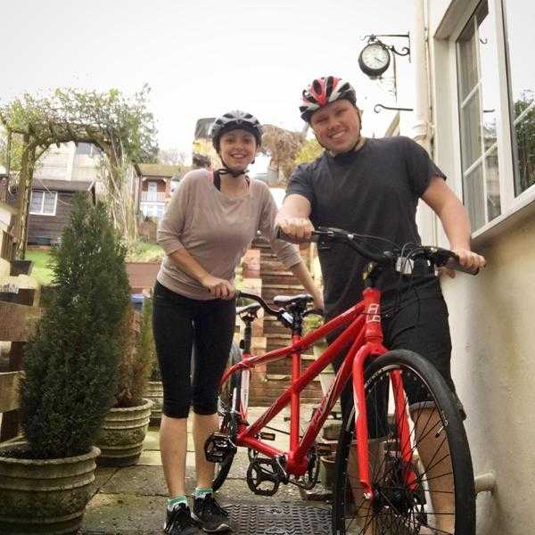 High Wycombers ride a Tandem bike to Paris