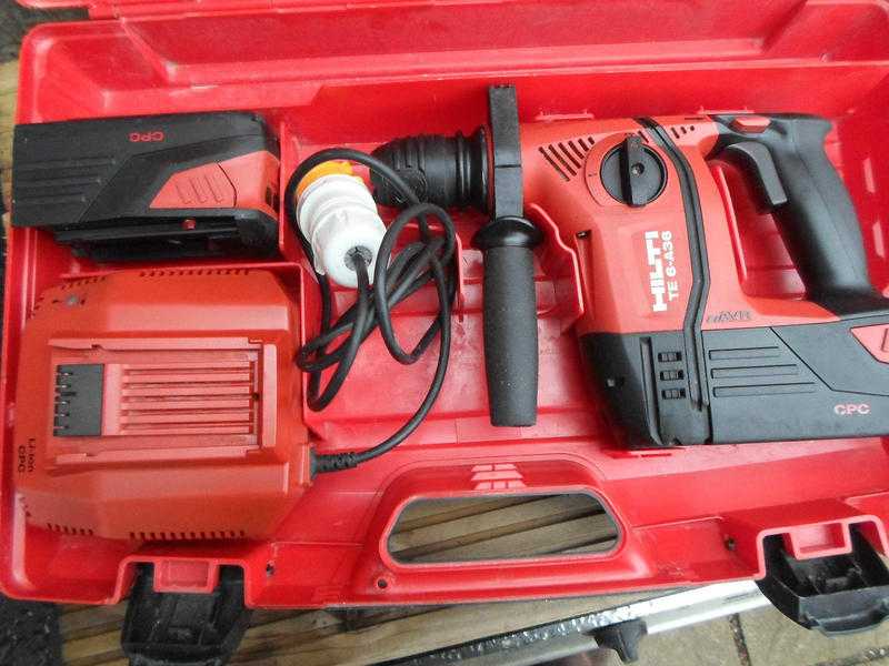 Hilti TE 6-A36 AVR 36v Li-ion SDS hammer drill 2014