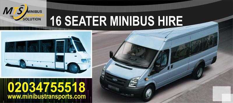 Hire 16 Seater Minibus in London for Airport Transfers