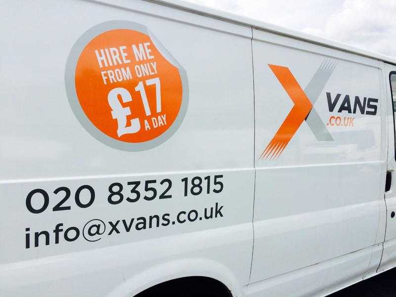 Hire a Van from only 17 a day