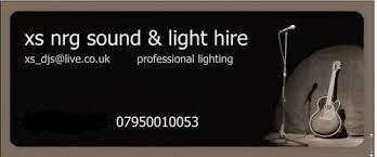 HIRE stage lighting