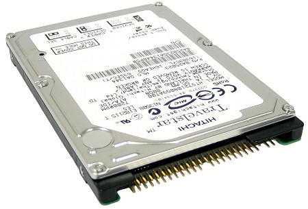 HITACHI TRAVELSTAR 80GB IDE LAPTOP HARD DRIVE