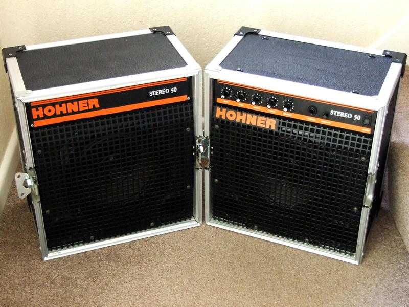 HOHNER STEREO 50 POWERED SPEAKER SYSTEM