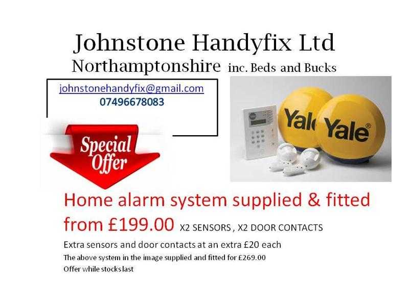 home alarm fitting special offer