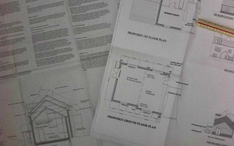 home extension plans drawn