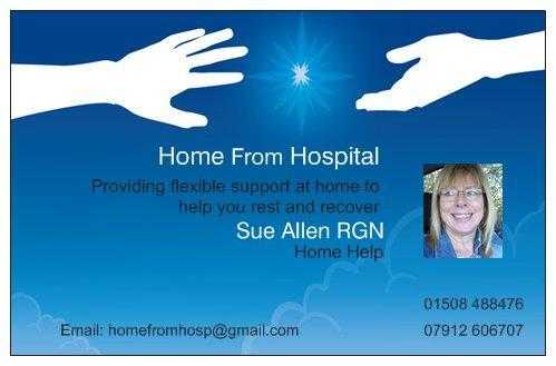 Home from Hospital - Sue Allen RGN Home Help