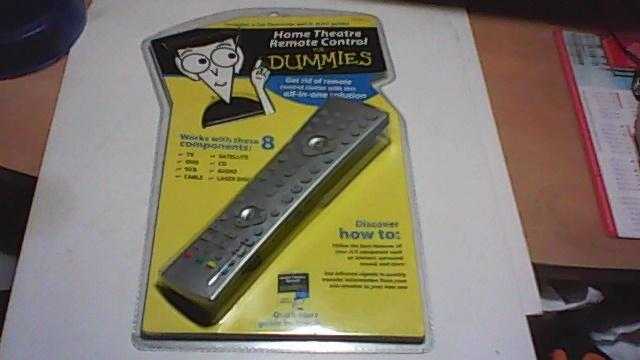 HOME THEATRE REMOTE CONTROL FOR DUMMIES-NEW-SEALED