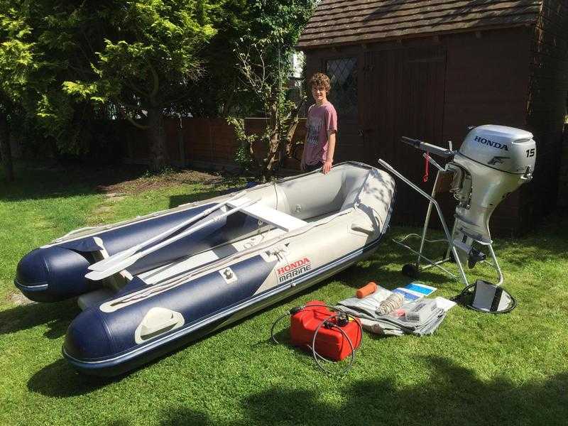 Honda Inflatable with 15hp Outboard