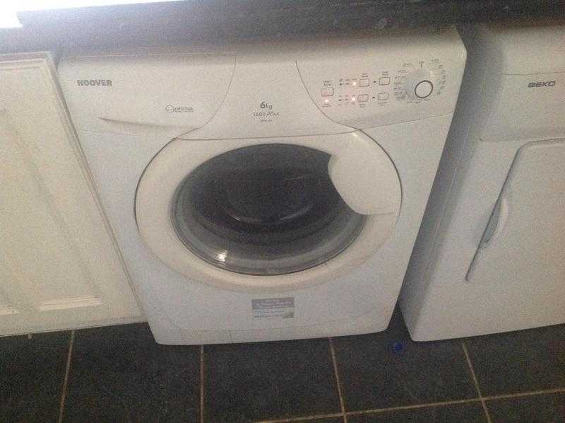 Hoover optima washing machine 1600spin