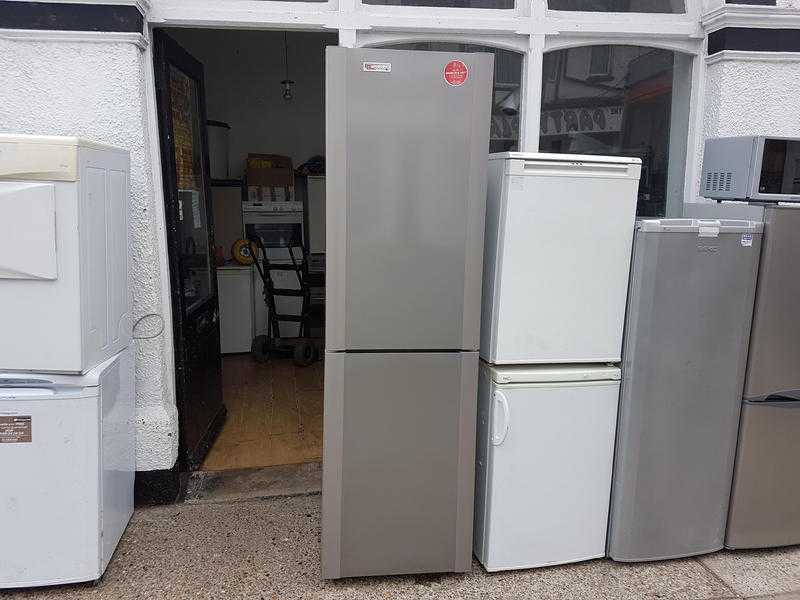 Hoover Silver tall fridge freezer