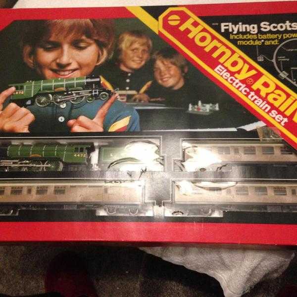 Hornby Train set Flying Scott Very Rare