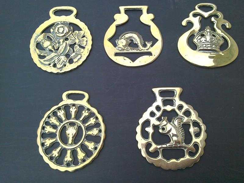 Horse Brasses x5