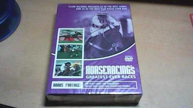 HORSE RACING039S GREATEST EVER RACES 2DVD BOX SET, BRAND NEW, STILL SEALED.