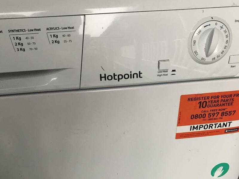 Hot point first edition tumble dryer