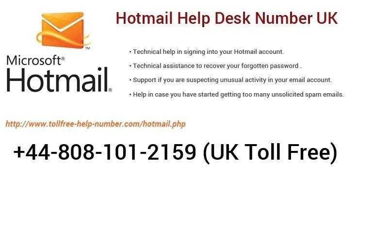 Hotmail Customer Support Number UK 44 0808-101-2159