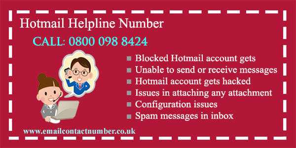 Hotmail helpline number