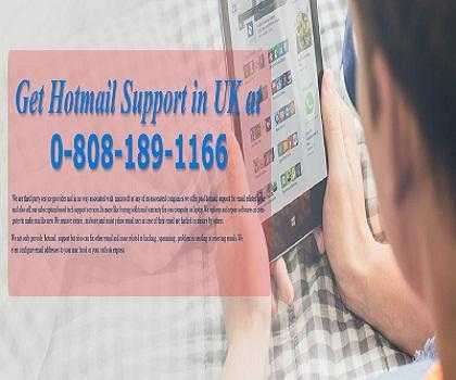 Hotmail UK Technical Support Number 0-808-189-1166 For Customer Help