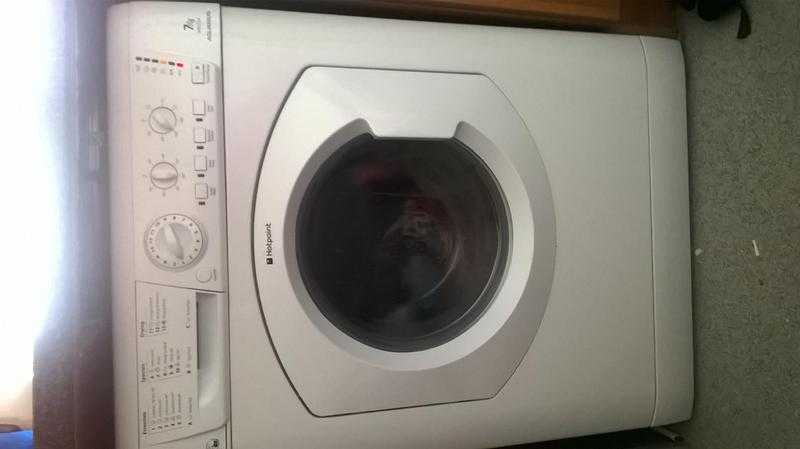 hotpoint aquarius washer dryer white